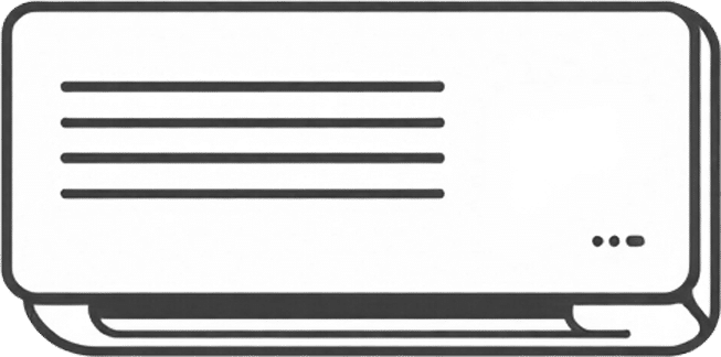 ductless bw icon